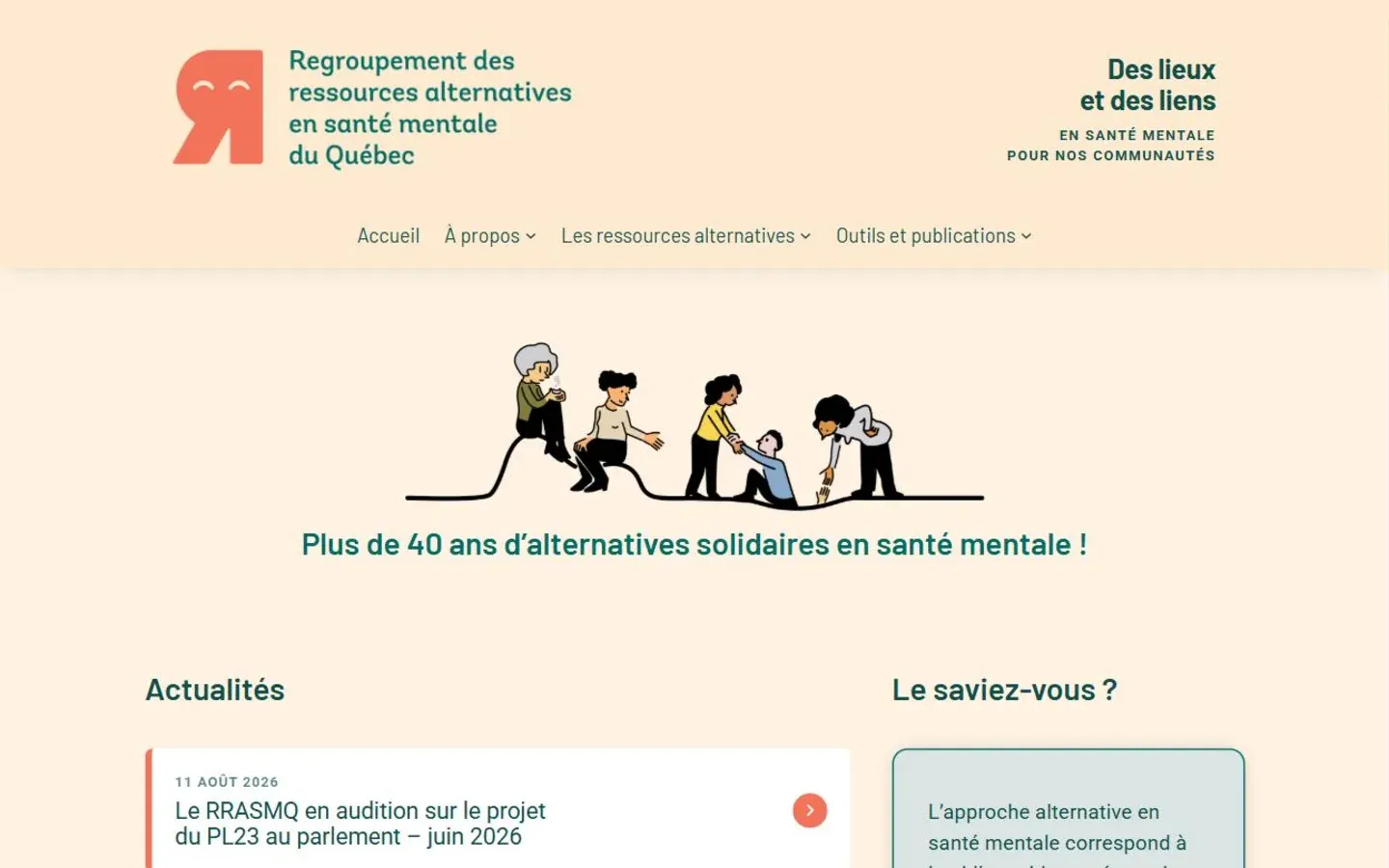 Page d'accueil de rrasmq.com